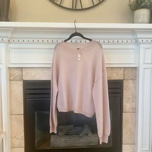 Free People Ribbed Cashmere Sweater